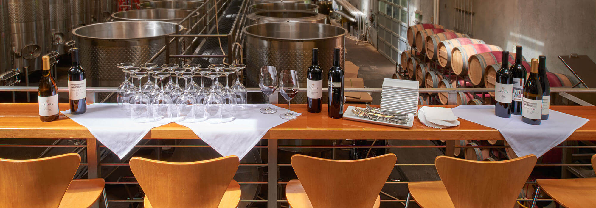 Tastings by Appointment at at Novelty Hill-Januik Winery
